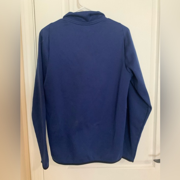 Nike Fleece Blue Long Sleeve Quarter Zip - Picture 3 of 5